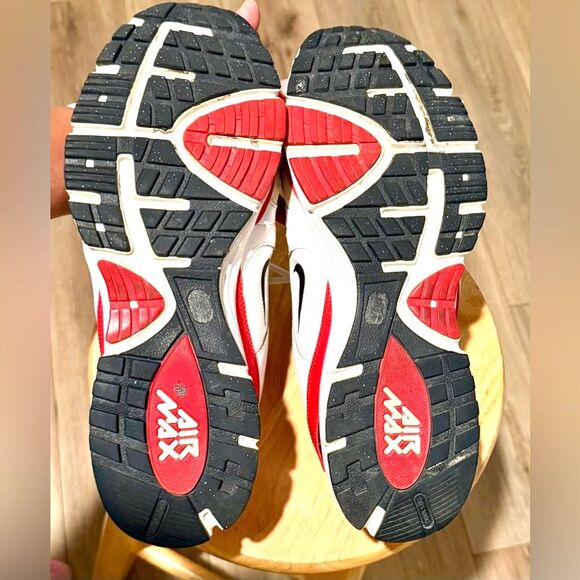 Nike Air Max Run Lit 2009 Men's Size 11 Red/White/Grey 386500-101 - Picture 6 of 7